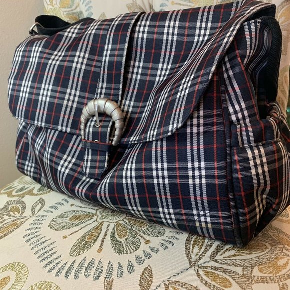 Kalencom Handbags - Kalencom Diaper Bag Tartan Plaid Print Bag